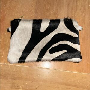 Zebra Print Clutch